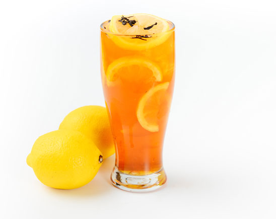 Fresh ice lemon tea